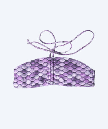 Kuaki Mermaids Meerjungfrau Bikini Top für Mädchen - Lila