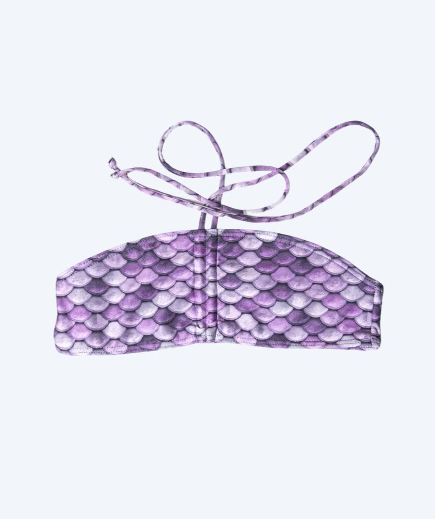 Kuaki Mermaids Meerjungfrauen Bikini-Oberteil für Mädchen - Lila