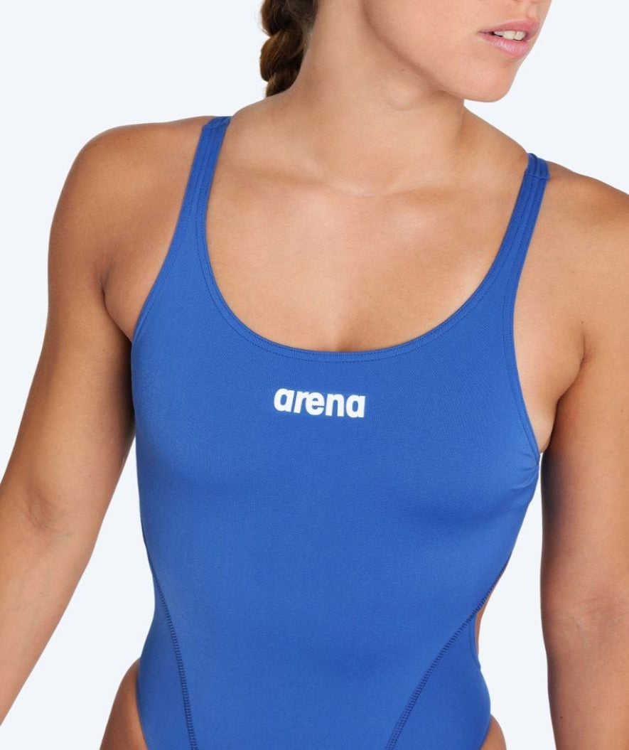 Arena Badeanzug für Damen - Team Swim Tech Solid - Blau