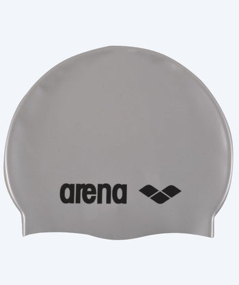 Arena Badekappe für Junioren (6-12) - Classic Silicone - Silber