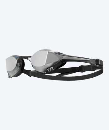 TYR Elite Schwimmbrille - Tracer-X Elite Mirrored - Schwarz/silber