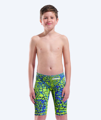 Arena Wettkampf Badehose für Jungen - ST NEXT - Grün/Dunkelblau (Limited 2026)