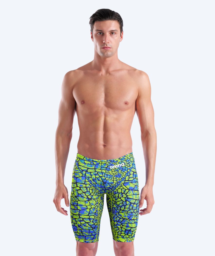 Arena Wettkampf Badehose für Herren - ST NEXT - Grün/Donkerblau (Limited 2026)