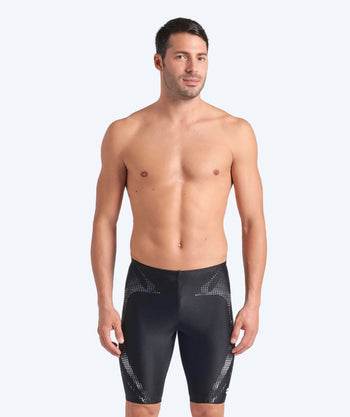 Arena lange Badehose für Herren - Spider Web - Schwarz/Weiß