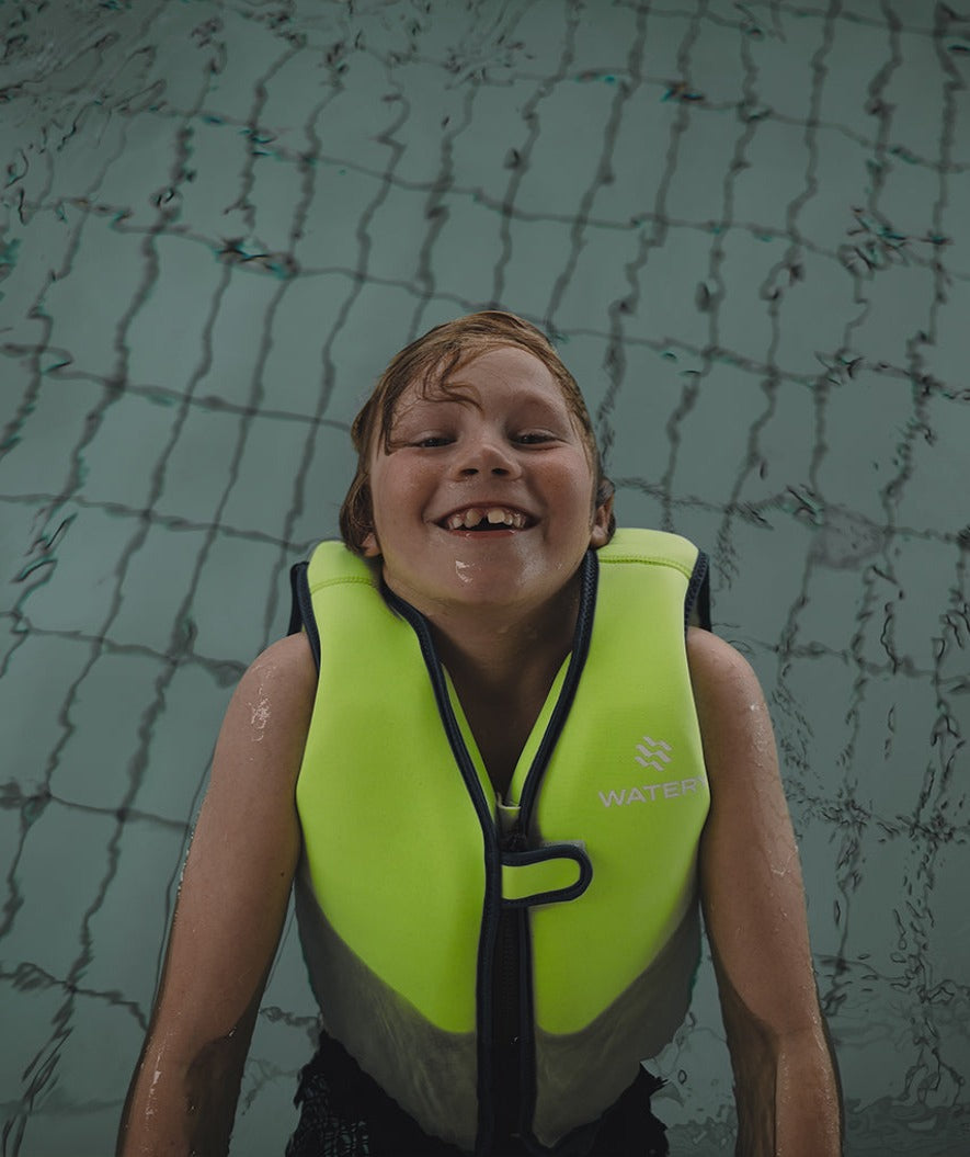 Watery Schwimmweste für Kinder (2-10) - Basic - Grün
