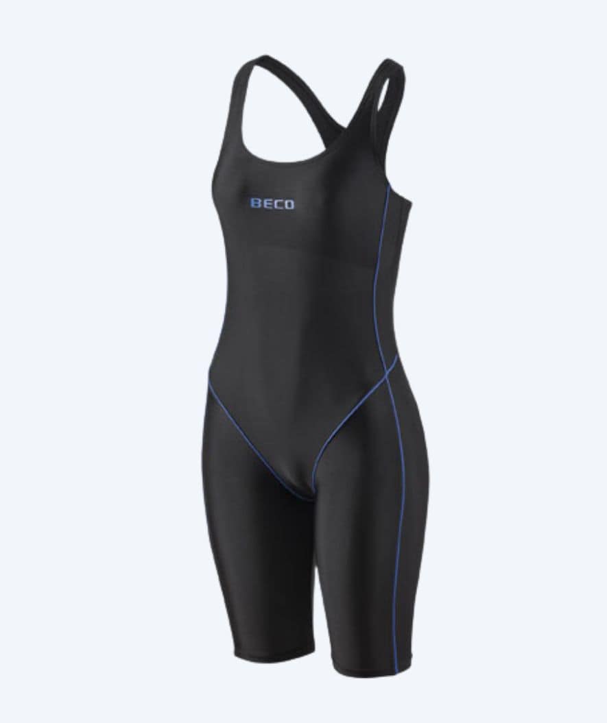Beco Badeanzug mit Bein für Damen - Maxpower - Blau/Schwarz