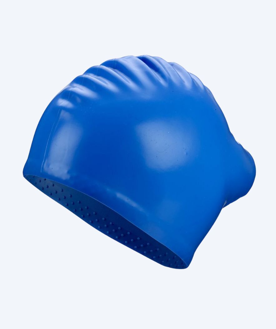 Beco Badekappe für langes Haar - Silicone - Blau