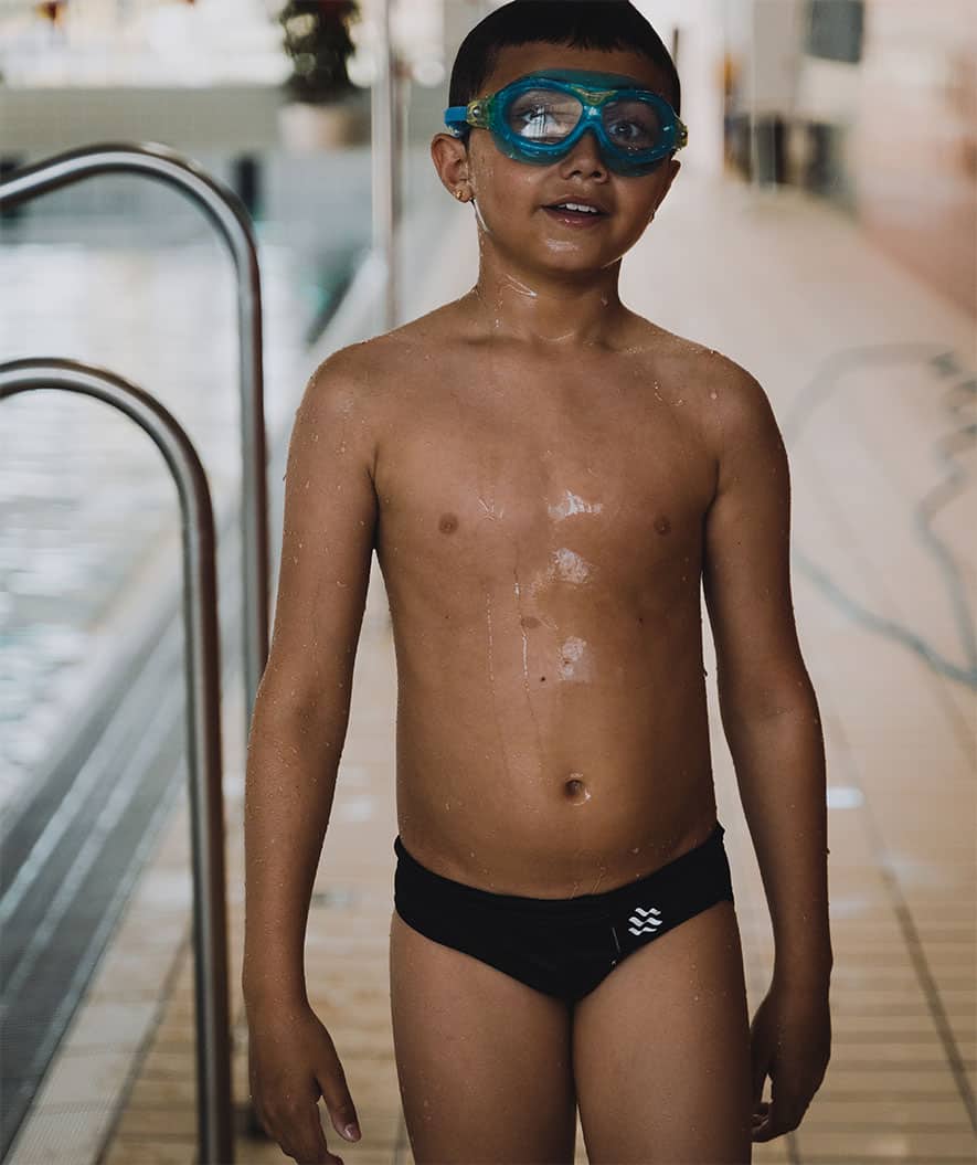 Watery Badeslip für Jungen - Budgie Eco - Schwarz
