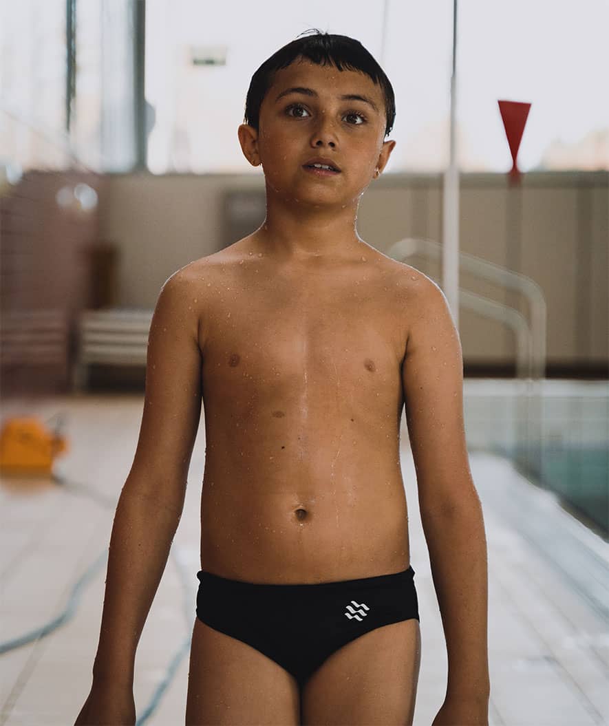 Watery Badeslip für Jungen - Budgie Eco - Schwarz