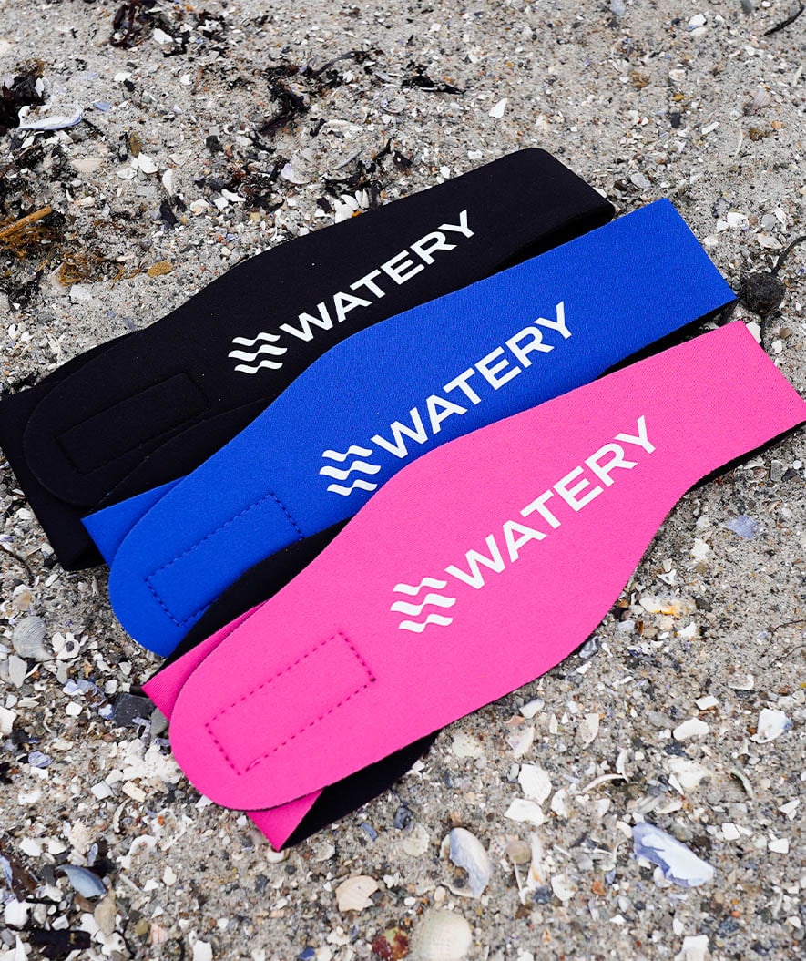 Watery Stirnband für Erwachsene - Schwarz