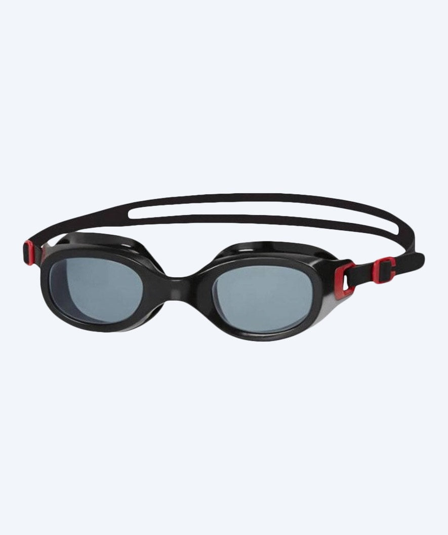 Speedo Schwimmbrille fürs Training - Futura Classic - Rot (Smoke Scheiben)