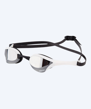 Arena Elite Schwimmbrille - Cobra Ultra SWIPE Mirror - Weiß/silber