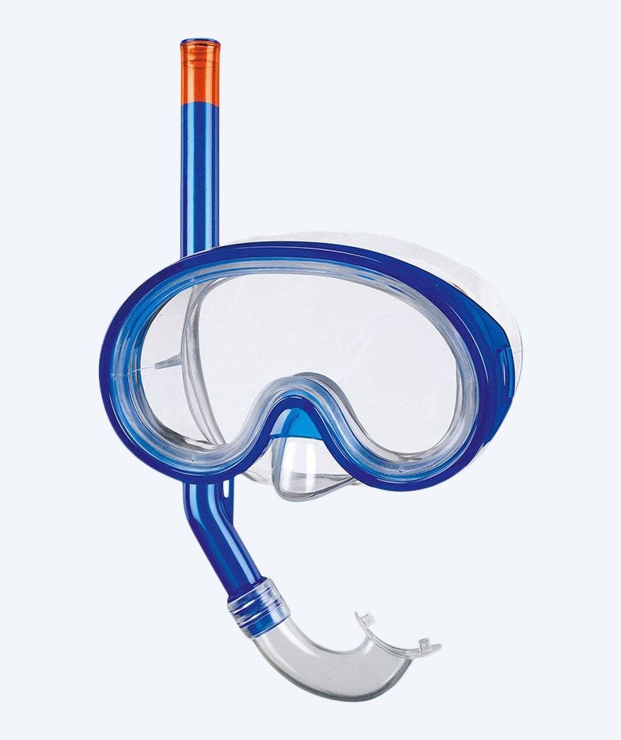 Beco Combo Schnorchelset für Kinder (8-12) - Havanna - Dunkelblau