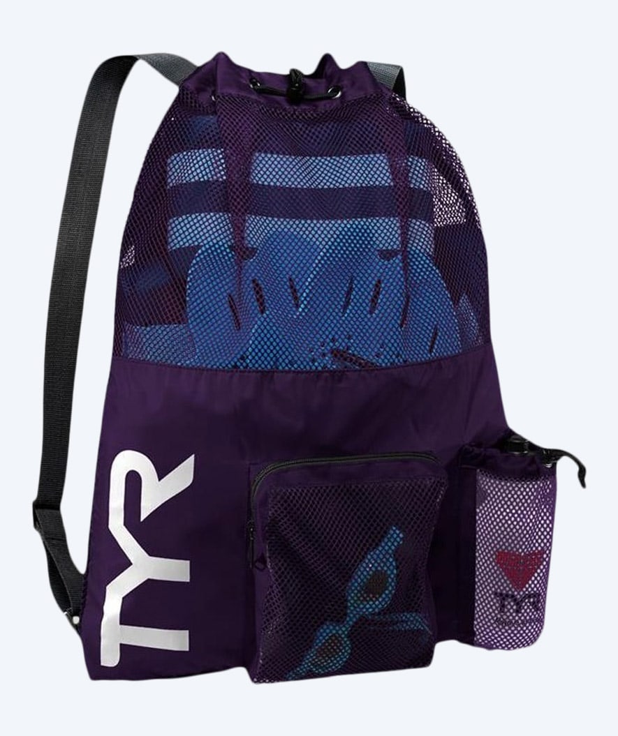 TYR Schwimmnet - Big Mesh Mummy 40L - Lila