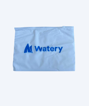 Watery wet/dry Wasserdichte Beutel für nasses Badeanzug - Weiss/transparent