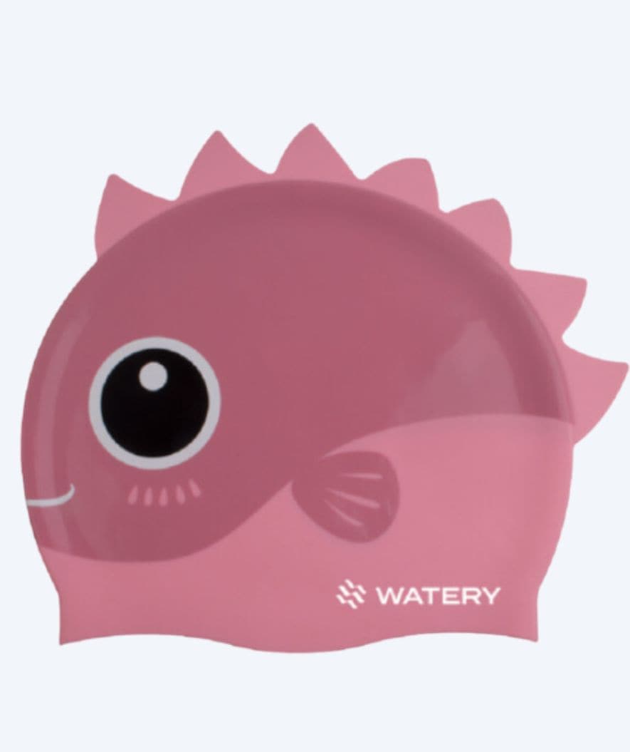 Watery Badekappe für Kinder - Fishi - Pink Shark