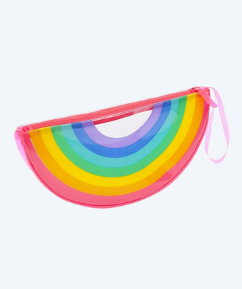 Sunnylife drybag - Transparent Rainbow - Rosa