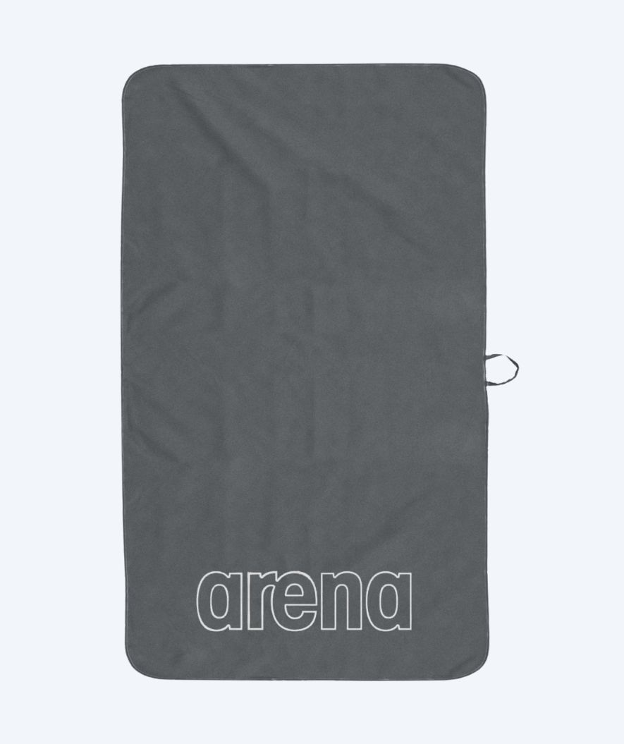 Arena Mikrofaser Handtuch - Smart Plus Pool - Grau/weiß