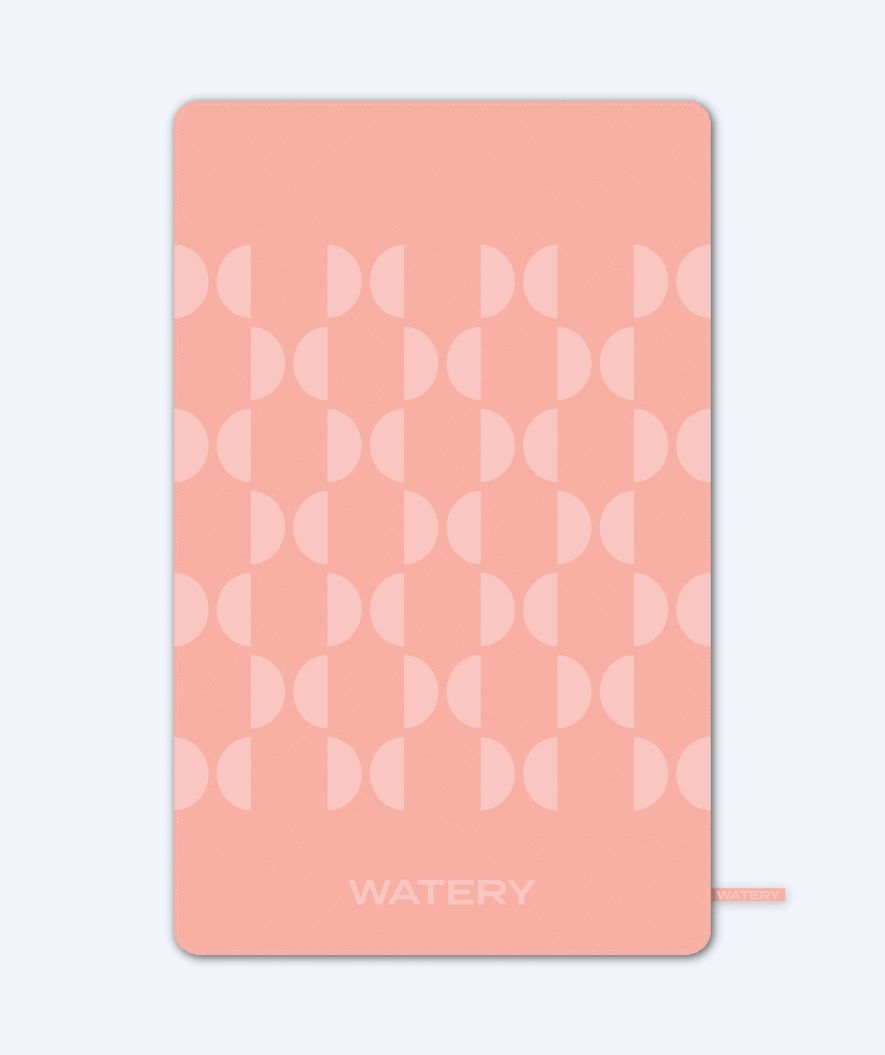 Watery Mikrofaser Badehandtuch (175 x 110 cm) - Rafferty - Blurish Pink