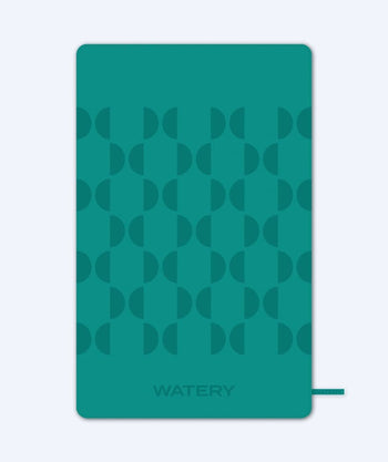 Watery Mikrofaser Badehandtuch (175 x 110 cm) - Rafferty - Dust Green