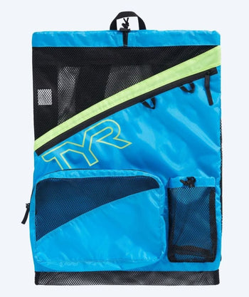 TYR Schwimmnet - Elite Team 40L - Hellblau/gelb
