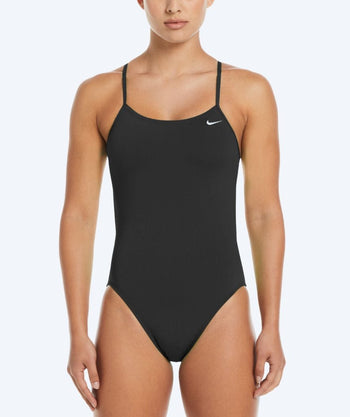 Nike Badeanzug für Damen - Hydrastrong Cutout - Schwarz