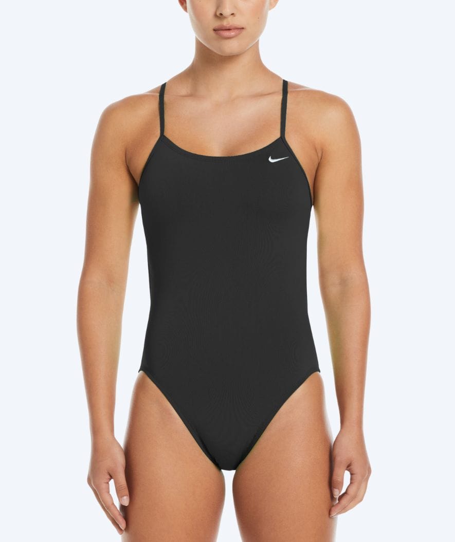 Nike Badeanzug für Damen - Hydrastrong Cutout - Schwarz