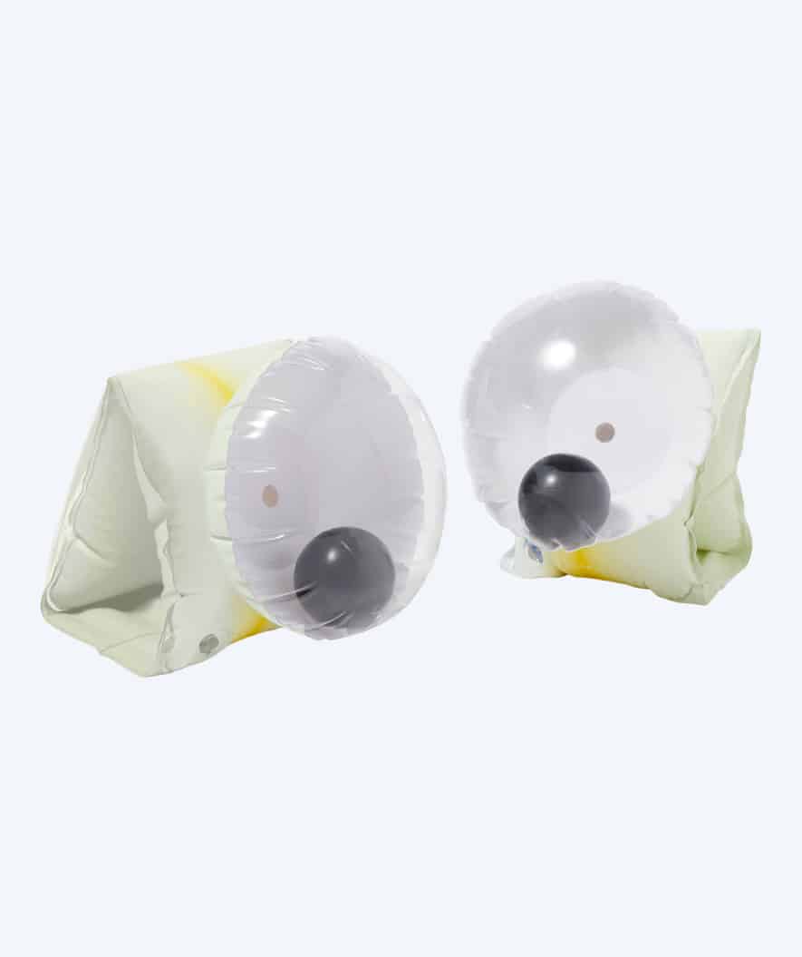 Sunnylife Schwimmflügel für Kinder - Monty the Monster - Weiß