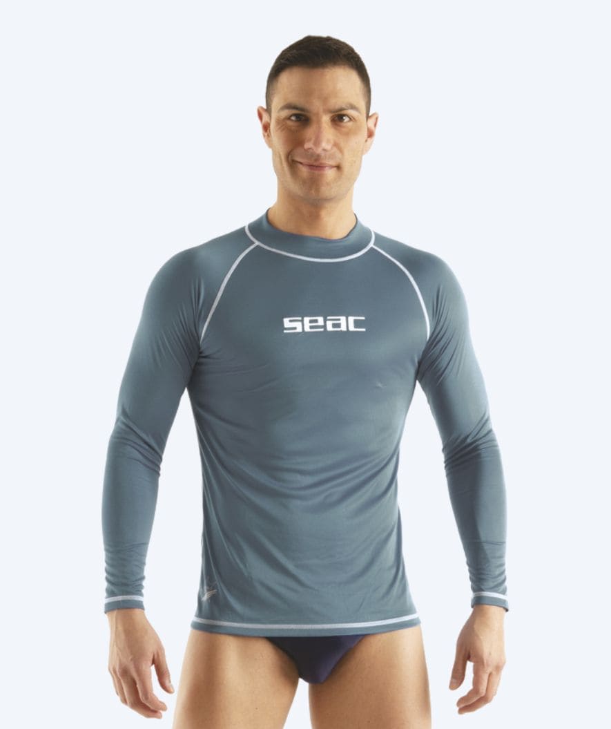 SEAC UV Shirt für Herren - T-Sun Long - Grau/Weiß