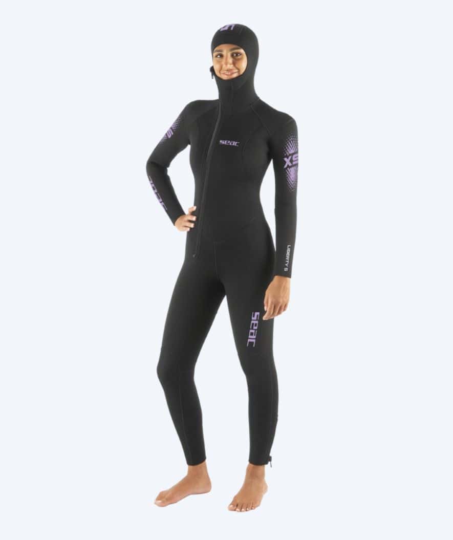 SEAC Tauchanzug für Damen - Liberty (5mm) - Schwarz/Mehrfarbig