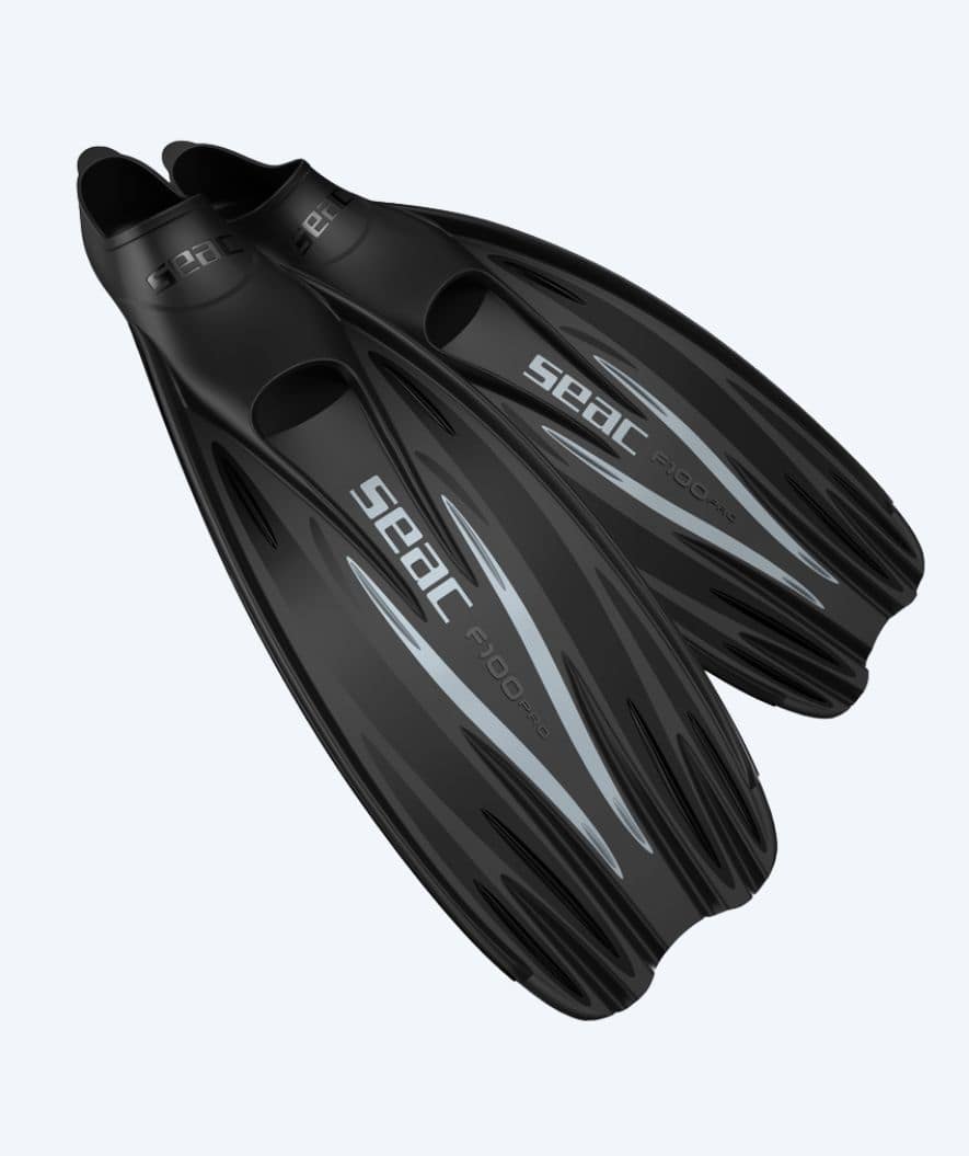 SEAC Taucherflossen für Erwachsene - F-100 Pro - Schwarz