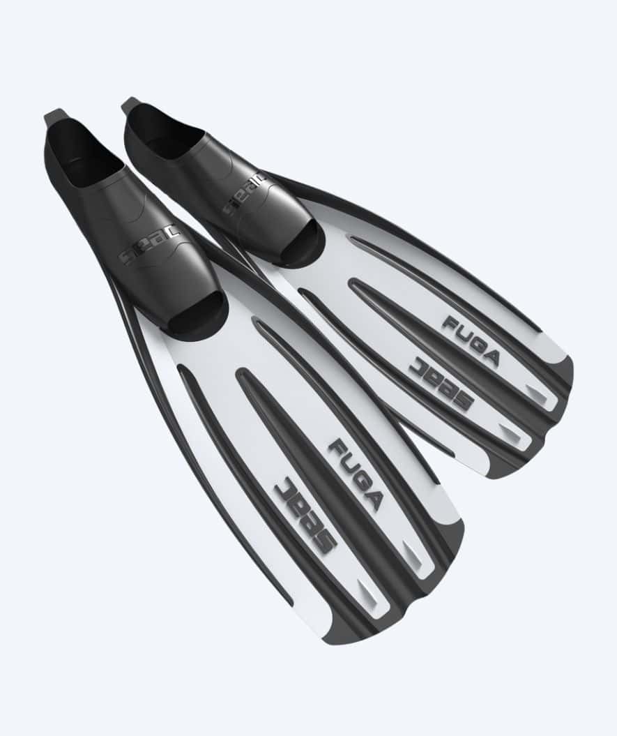 SEAC Taucherflossen für Erwachsene - Fuga - Weiß/Schwarz