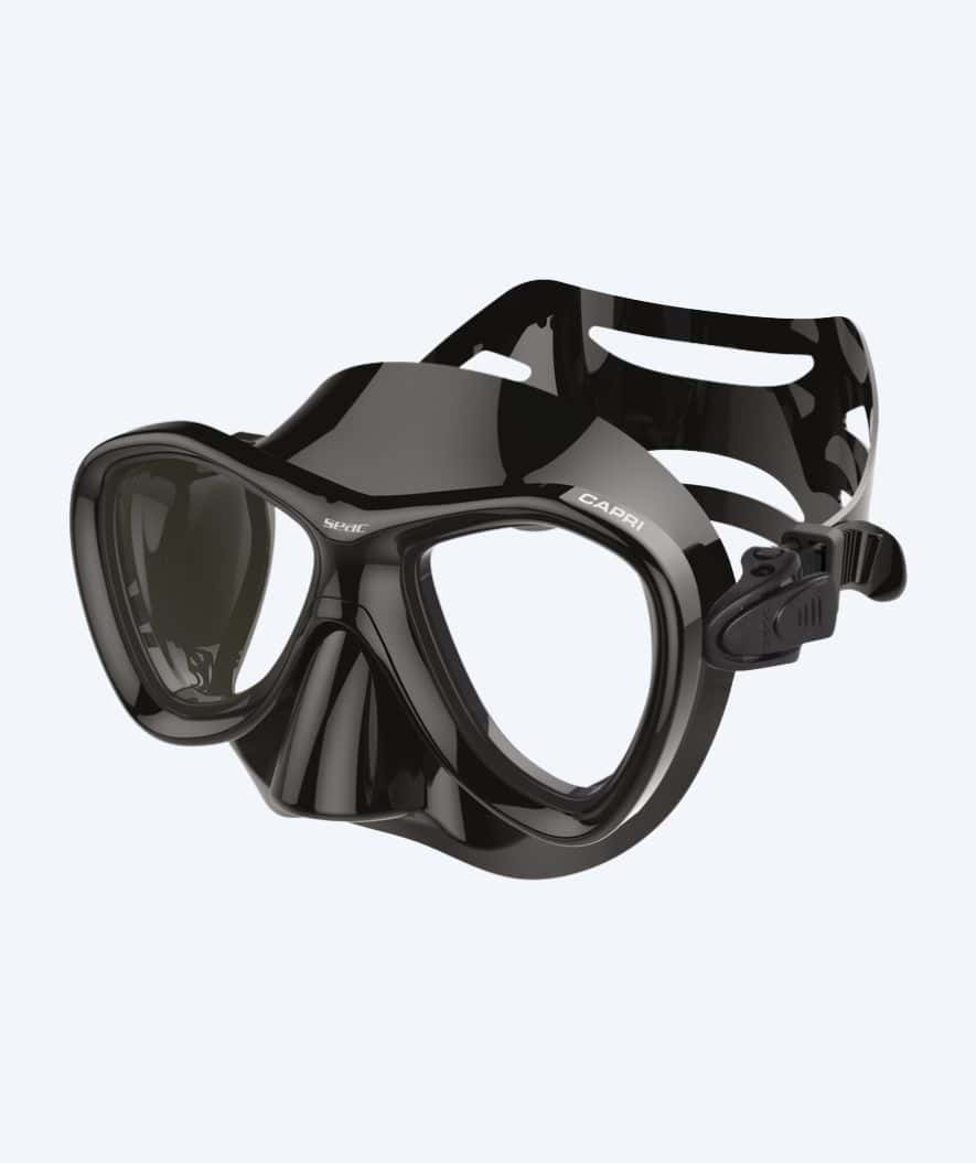 SEAC Tauchmaske für Erwachsene - Capri - Schwarz
