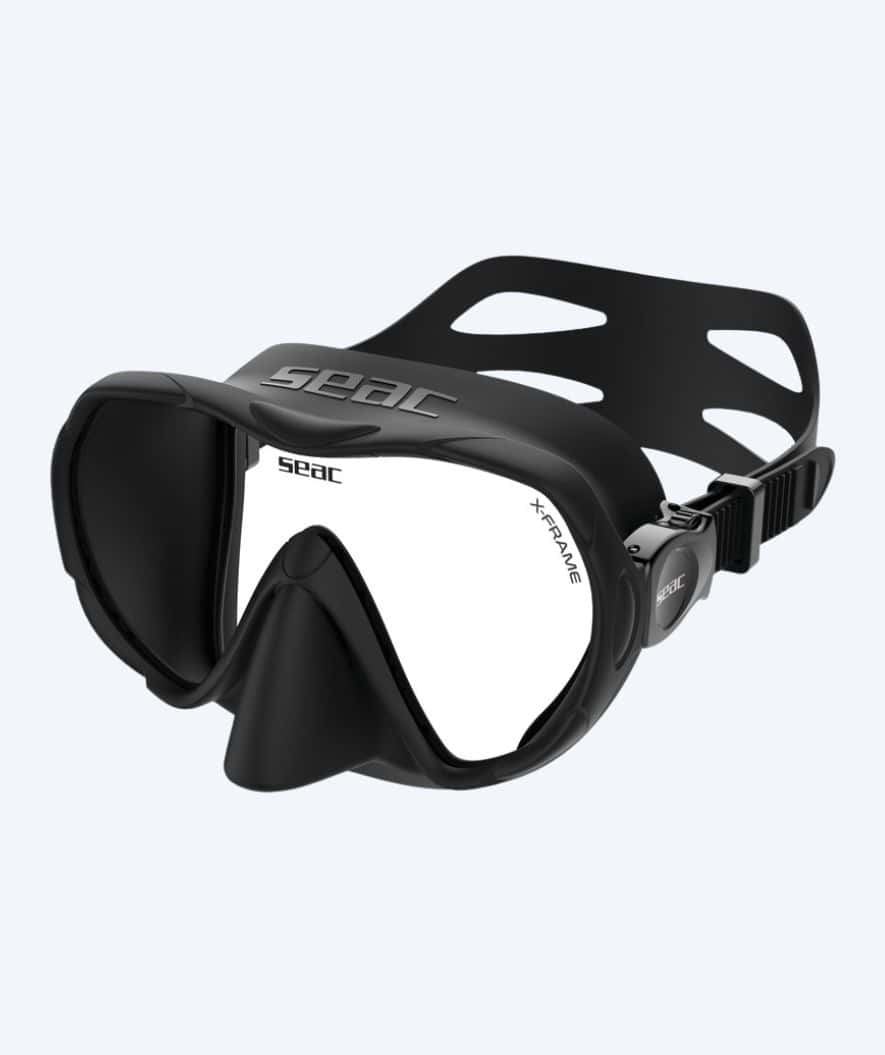 SEAC Tauchmaske für Erwachsene - X-Frame - Schwarz