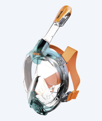 SEAC Vollgesichtstauchmaske für Erwachsene - Libera L/XL - Orange/Blau