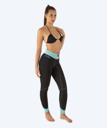 SEAC Neoprenhose für Damen - Lover - Schwarz/Türkis