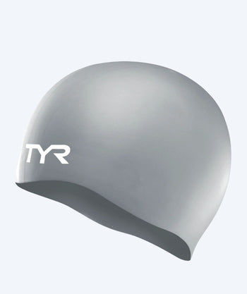 TYR Badekappe - Silicone - Silber