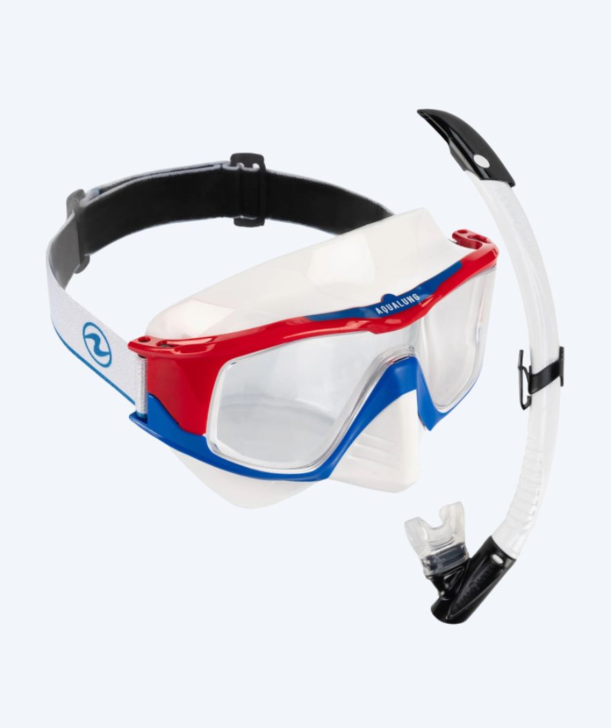 Aqualung Combo Schnorchelset für Junioren - Vita - Weiß/Schwarz