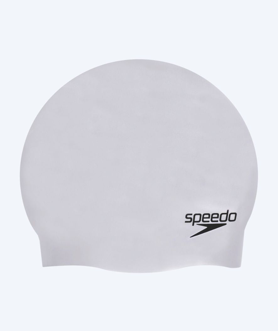 Speedo Badekappe -  Plain Moulded - Silber