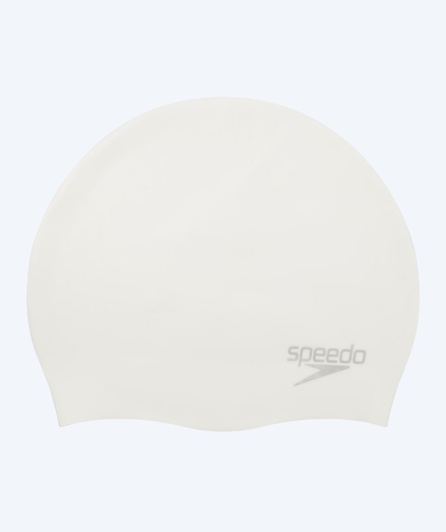 Speedo Badekappe - Plain Moulded - Weiß