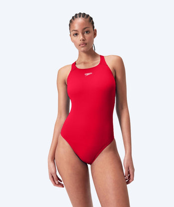 Speedo Badeanzug für Damen - Essential Medalist - Rot