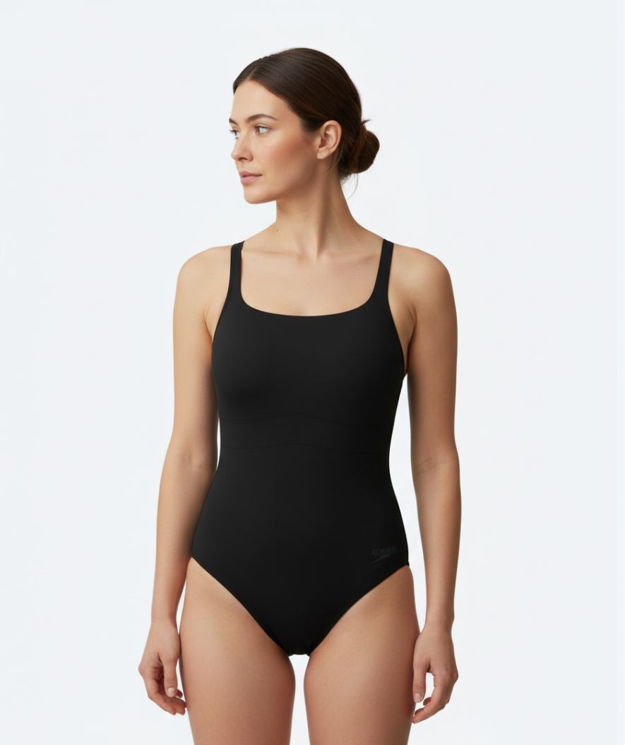 Speedo Badeanzug für Damen - Shaping ContourEclipse - Schwarz