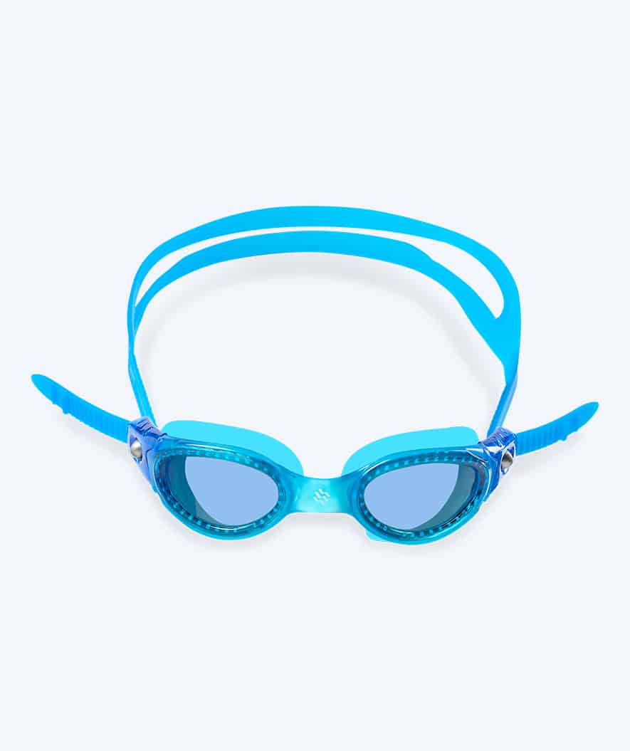 Watery Schwimmbrille für Kinder - Pacific - Blau (Smoke Scheiben)