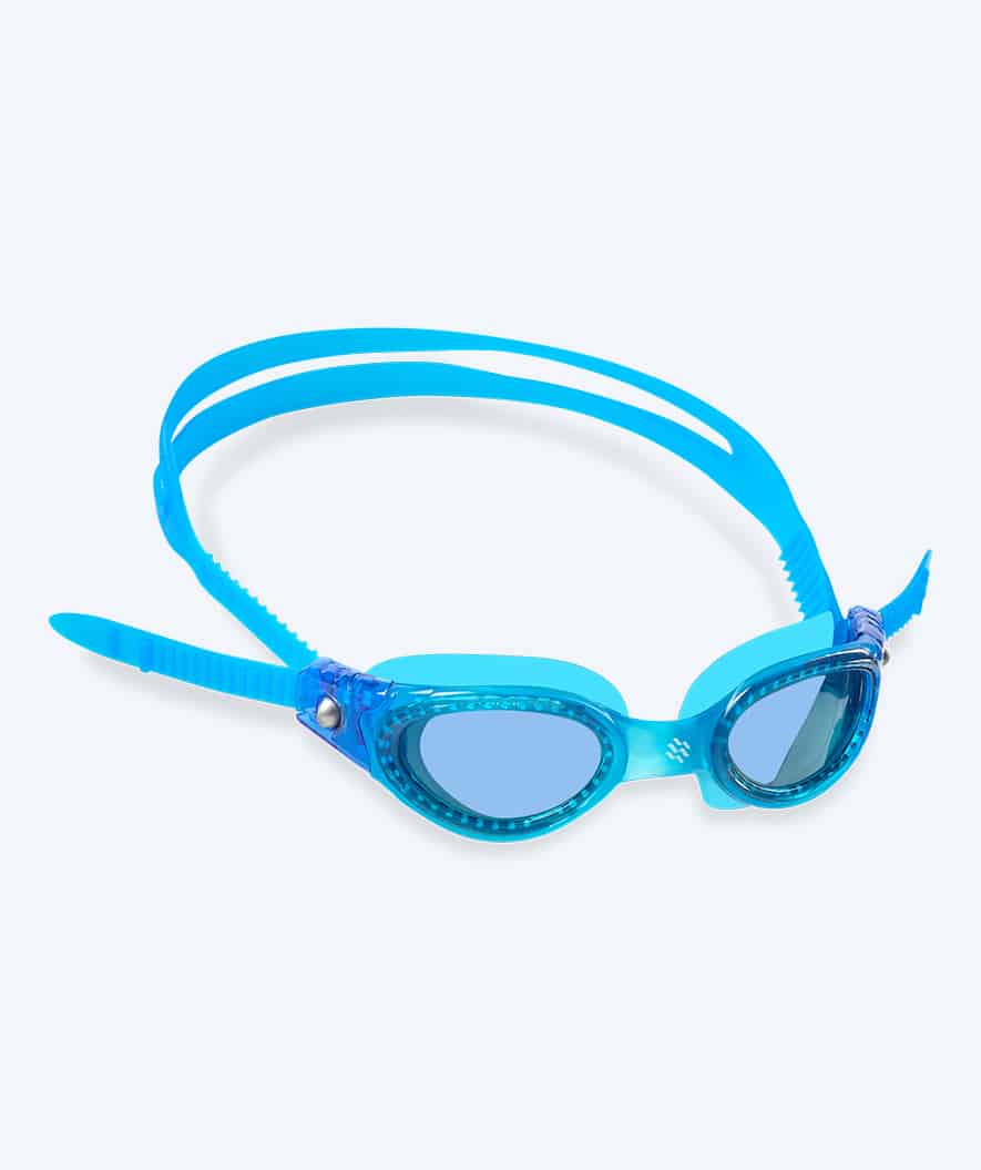 Watery Schwimmbrille für Kinder - Pacific - Blau (Smoke Scheiben)