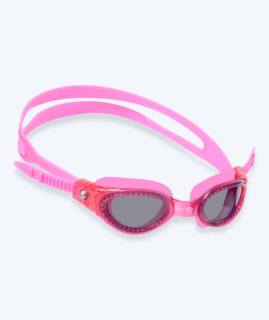 Watery Schwimmbrille für Kinder - Pacific - Pink (Smoke Scheiben)
