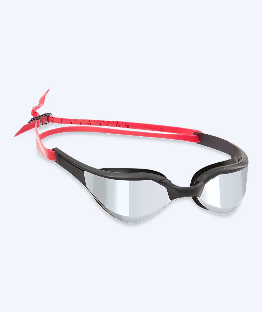 Watery Schwimmbrille - Instinct Elite Mirror - Rot/silber