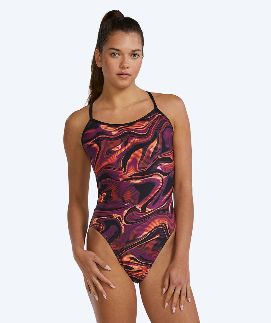 TYR Badeanzug für Damen - Durafast Elite Trinityfit - Schwarz/gold