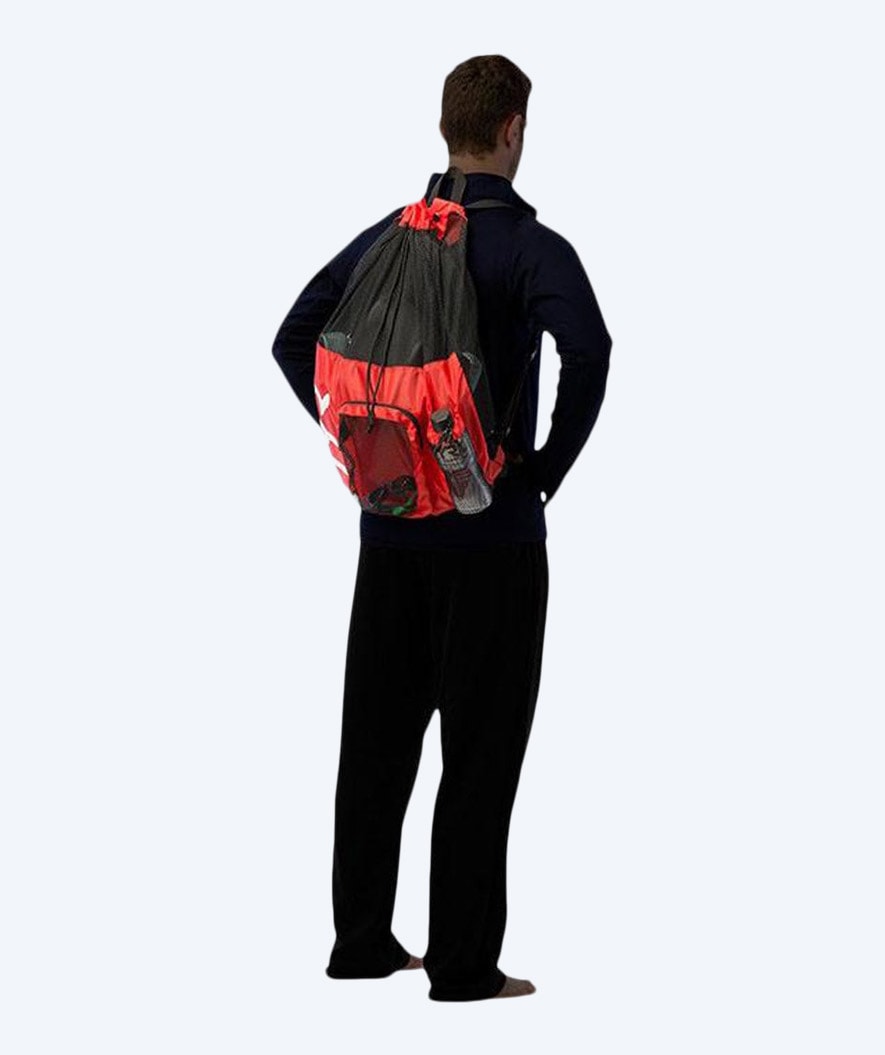 TYR Schwimmnet - Big Mesh Mummy 40L - Schwarz