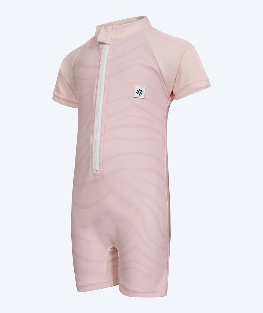 Watery UV-Anzug für Kinder - Fjord Kurzarm Rashguard - Rosa