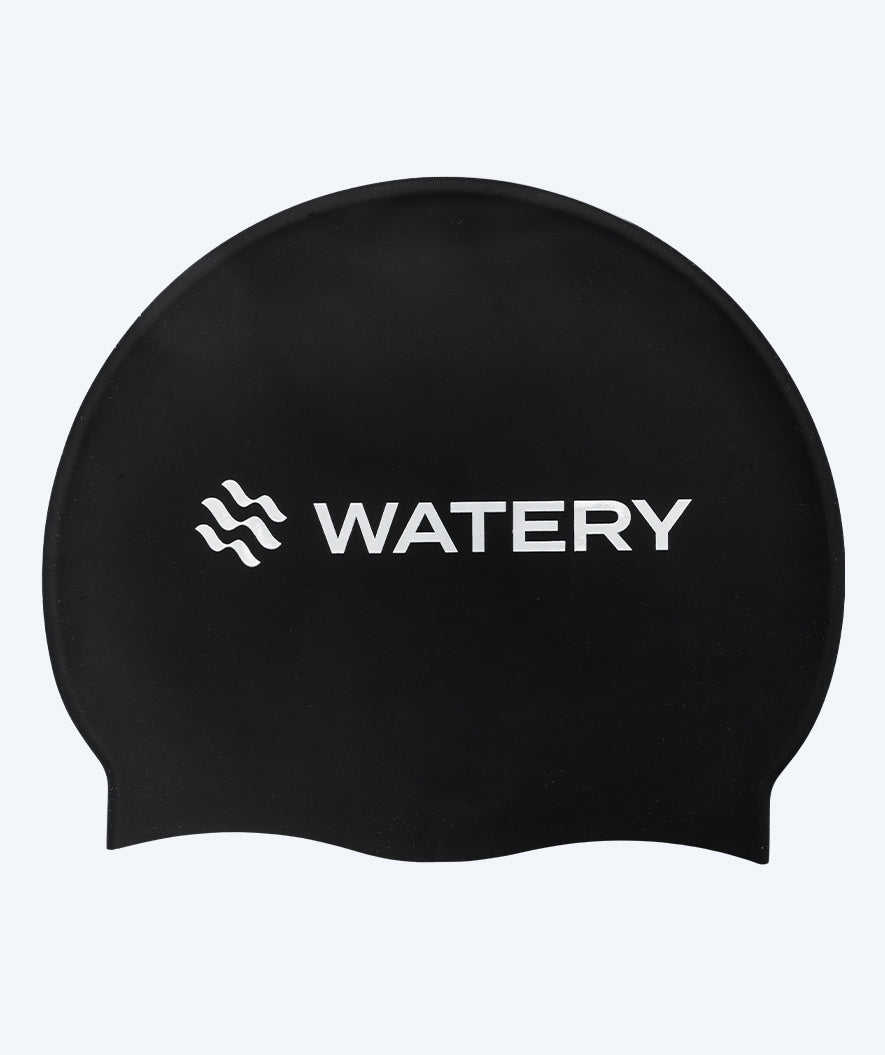 Watery Badekappe - Eco Signature - Schwarz (30% Recycelt)